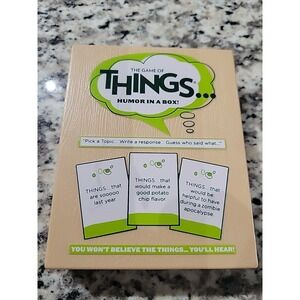 The Game Of‎ Things Humor In A Box Card Game Play Monster 4 or More Players New
